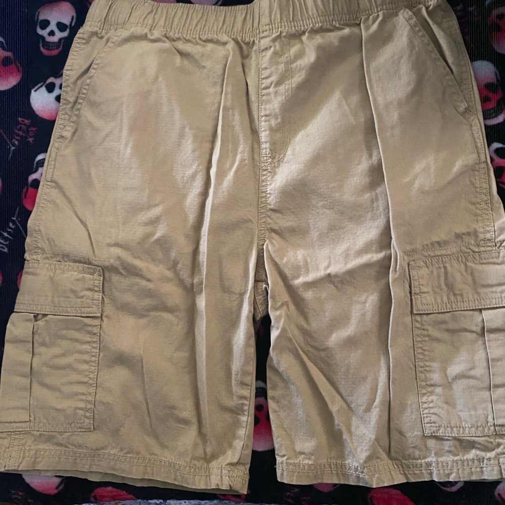 2 pairs Boy’s Tan Cargo Shorts